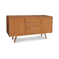 Addison 4-Drawer Solid Wood Buffet - Vermont Modern Collection