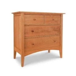 American Shaker 4-Drawer Solid Wood Chest | Handcrafted in Vermont