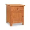 American Country 1-Drawer Nightstand With Door 1 American Country 1-Drawer Nightstand With Door -VERMONT WOODS American Country 1 Drawer 1 Door Nightstand