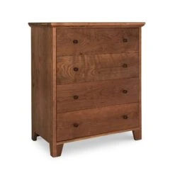 American Country 4-Drawer Chest -VERMONT WOODS American Country 4 Drawer Chest Natural Walnut 0dmhdc