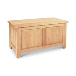 American Country Solid Wood Blanket Box & Heirloom Storage Chest -VERMONT WOODS American Country Blanket Box Natural Maple y7fui8