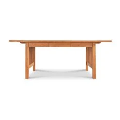 Solid Wood American Mission Extension Dining Table - Handcrafted -VERMONT WOODS American Mission Dining Extension Table 1