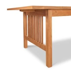 Solid Wood American Mission Extension Dining Table - Handcrafted -VERMONT WOODS American Mission Dining Extension Table 2