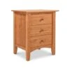 American Shaker 3-Drawer Nightstand: Handmade Vermont Woodwork 1 American Shaker 3-Drawer Nightstand: Handmade Vermont Woodwork -VERMONT WOODS American Shaker 3 Drawer Nightstand