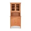 American Shaker Small 38" China Cabinet - Handcrafted Solid Hardwood 1 American Shaker Small 38" China Cabinet - Handcrafted Solid Hardwood -VERMONT WOODS American Shaker 38 Inch China Cabinet