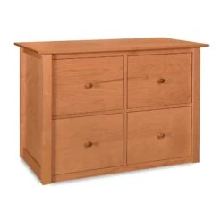 American Shaker 4-Drawer File Credenza