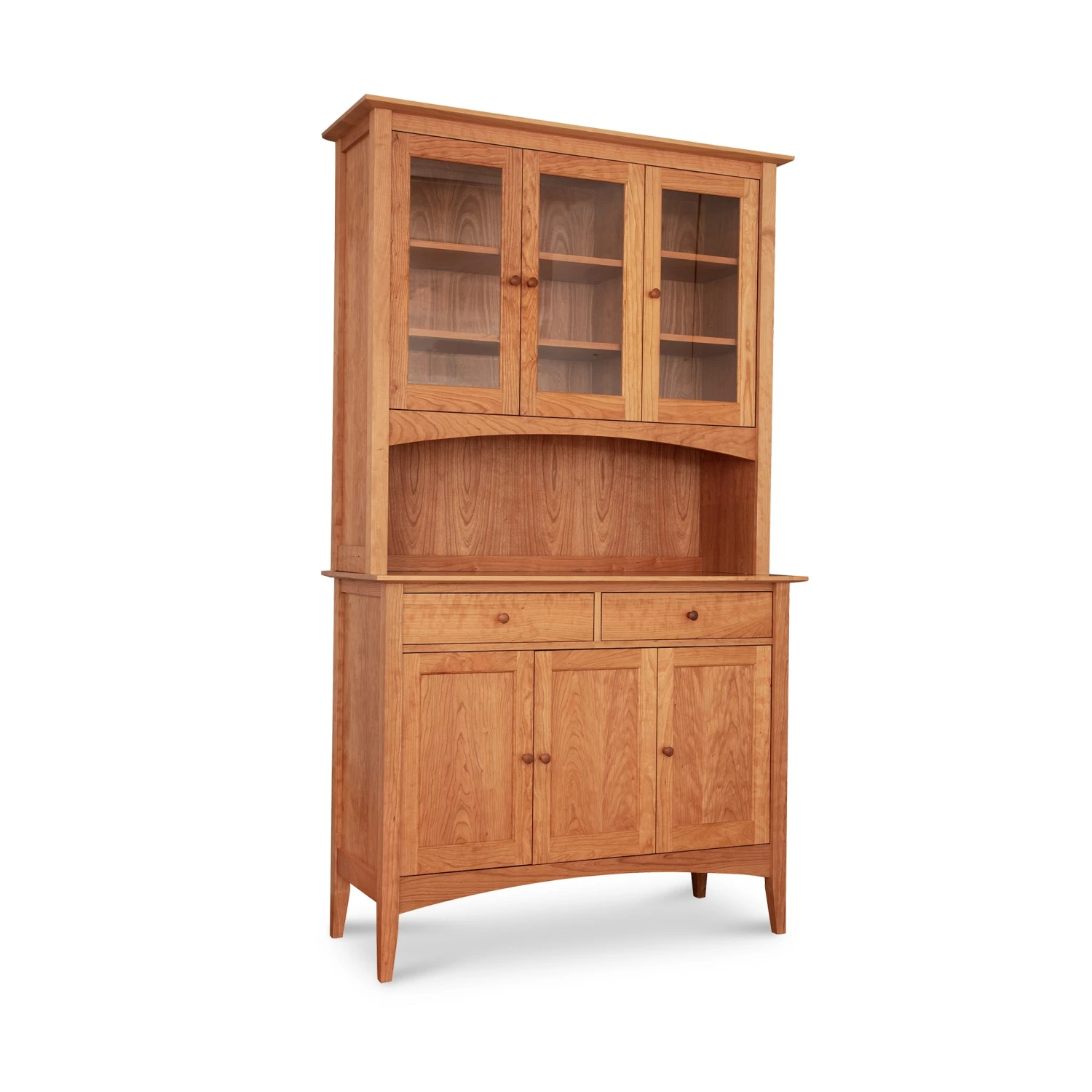 American Shaker 50" Solid Hardwood China Cabinet 3 American Shaker 50" Solid Hardwood China Cabinet