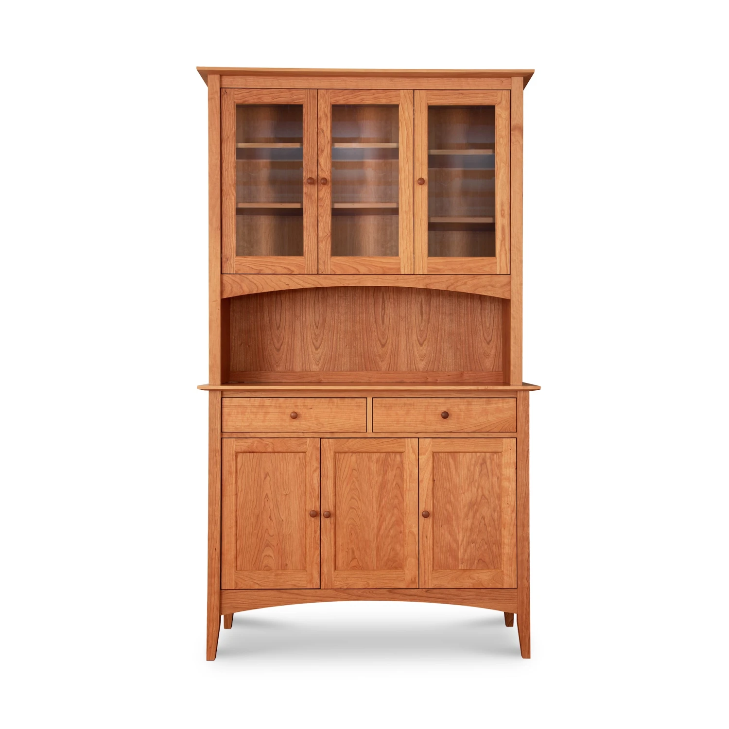 American Shaker 50" Solid Hardwood China Cabinet 4 American Shaker 50" Solid Hardwood China Cabinet - Image 2