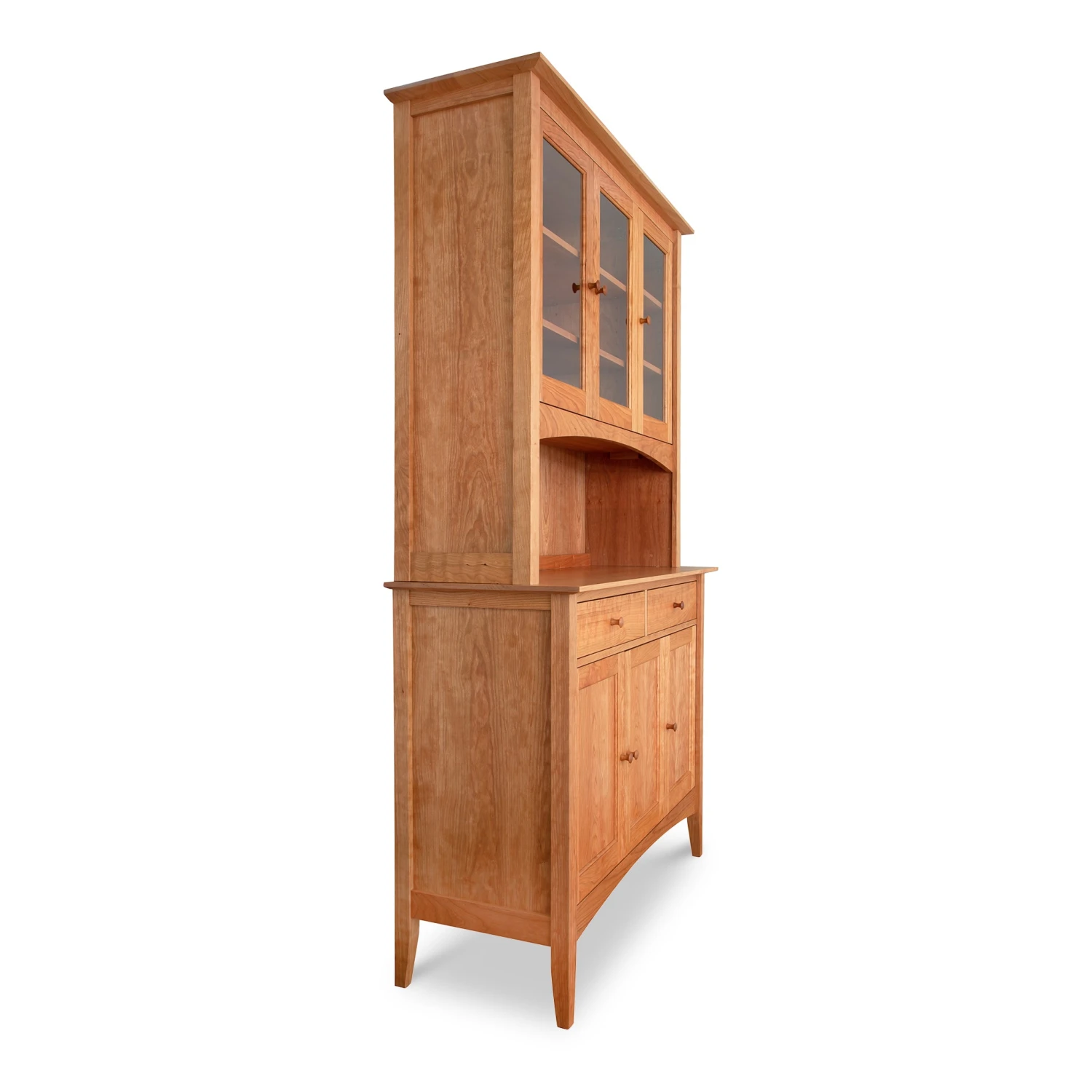 American Shaker 50" Solid Hardwood China Cabinet 5 American Shaker 50" Solid Hardwood China Cabinet - Image 3