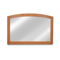 American Shaker Arched Mirror - Handcrafted Solid Hardwood