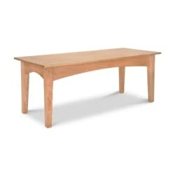 Solid Wood American Shaker Coffee Table - Handcrafted Living Room Furniture 14 Solid Wood American Shaker Coffee Table - Handcrafted Living Room Furniture -VERMONT WOODS American Shaker Coffee Table 18x42 Natural Maple
