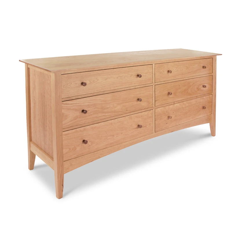 American Shaker 6-Drawer Solid Wood Dresser - Vermont Crafted 6 American Shaker 6-Drawer Solid Wood Dresser - Vermont Crafted - Image 4