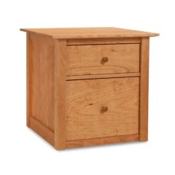Solid Wood American Shaker File Cabinet - Handcrafted Office Storage