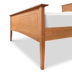 Solid Wood American Shaker Panel Bed - Handmade in Vermont -VERMONT WOODS American Shaker Panel Bed 4
