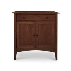 American Shaker Small Sideboard - Solid Wood Vermont Buffet 9 American Shaker Small Sideboard - Solid Wood Vermont Buffet -VERMONT WOODS American Shaker Small Sideboard Natural Walnut