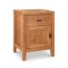 Modern Solid Wood Nightstand with Drawer and Door - Andover Collection 1 Modern Solid Wood Nightstand with Drawer and Door - Andover Collection -VERMONT WOODS Andover Modern 1 Door 1 Drawer Nightstand