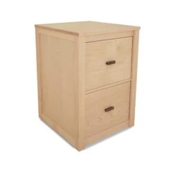 Andover Modern File Cabinet: Premium Solid Wood Office Storage 8 Andover Modern File Cabinet: Premium Solid Wood Office Storage -VERMONT WOODS Andover Modern 2 Drawer Vertical File Cabinet Natural Maple