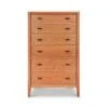 Andover Modern 6-Drawer Chest - Handcrafted Solid Wood Storage -VERMONT WOODS Andover Modern 6 Drawer Chest