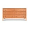 Andover Modern 6-Drawer Solid Wood Dresser 1 Andover Modern 6-Drawer Solid Wood Dresser -VERMONT WOODS Andover Modern 6 Drawer Dresser