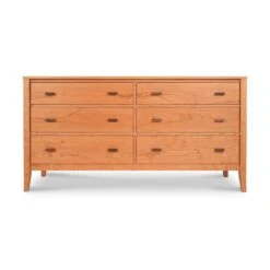 Andover Modern 6-Drawer Solid Wood Dresser
