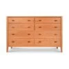 Andover Modern 8-Drawer Solid Wood Dresser 1 Andover Modern 8-Drawer Solid Wood Dresser -VERMONT WOODS Andover Modern 8 Drawer Dresser