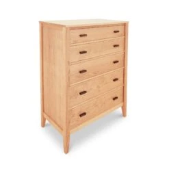 Andover Modern 5-Drawer Chest: Handcrafted Solid Wood Storage 10 Andover Modern 5-Drawer Chest: Handcrafted Solid Wood Storage -VERMONT WOODS Andover Modern Chest 5 Drawer Natural Maple