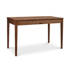 Andover Modern Writing Desk: Handcrafted Solid Wood Workspace 21 Andover Modern Writing Desk: Handcrafted Solid Wood Workspace -VERMONT WOODS Andover Modern Writing Desk 24x48 Natural Walnut