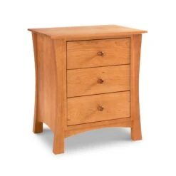 Andrews 3-Drawer Nightstand in Natural Cherry