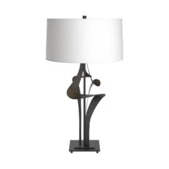 Hubbardton Forge Antasia #2 Table Lamp - Artisanal Hand-Forged Design 23 Hubbardton Forge Antasia #2 Table Lamp - Artisanal Hand-Forged Design -VERMONT WOODS Antasia 2 Table Lamp Black Natural Anna