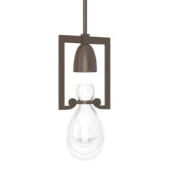 Hubbardton Forge Apothecary Mini Pendant 17 Hubbardton Forge Apothecary Mini Pendant -VERMONT WOODS Apothecary Mini Pendant Bronze
