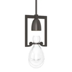 Hubbardton Forge Apothecary Mini Pendant 20 Hubbardton Forge Apothecary Mini Pendant -VERMONT WOODS Apothecary Mini Pendant Oil Rubbed Bronze