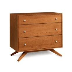 Copeland Furniture Astrid 3-Drawer Chest 14 Copeland Furniture Astrid 3-Drawer Chest -VERMONT WOODS Astrid Cherry 3 Drawer Chest Autumn Cherry