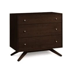 Copeland Furniture Astrid 3-Drawer Chest 17 Copeland Furniture Astrid 3-Drawer Chest -VERMONT WOODS Astrid Cherry 3 Drawer Chest Smoke Cherry