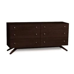 Astrid 6-Drawer Dresser: Handcrafted Solid Cherry Hardwood 19 Astrid 6-Drawer Dresser: Handcrafted Solid Cherry Hardwood -VERMONT WOODS Astrid Cherry 6 Drawer Dresser Smoke Cherry