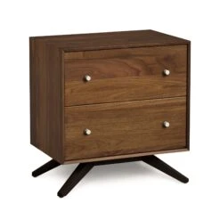 Copeland Furniture Astrid 2-Drawer Nightstand 15 Copeland Furniture Astrid 2-Drawer Nightstand -VERMONT WOODS Astrid Walnut 2 Drawer Nightstand