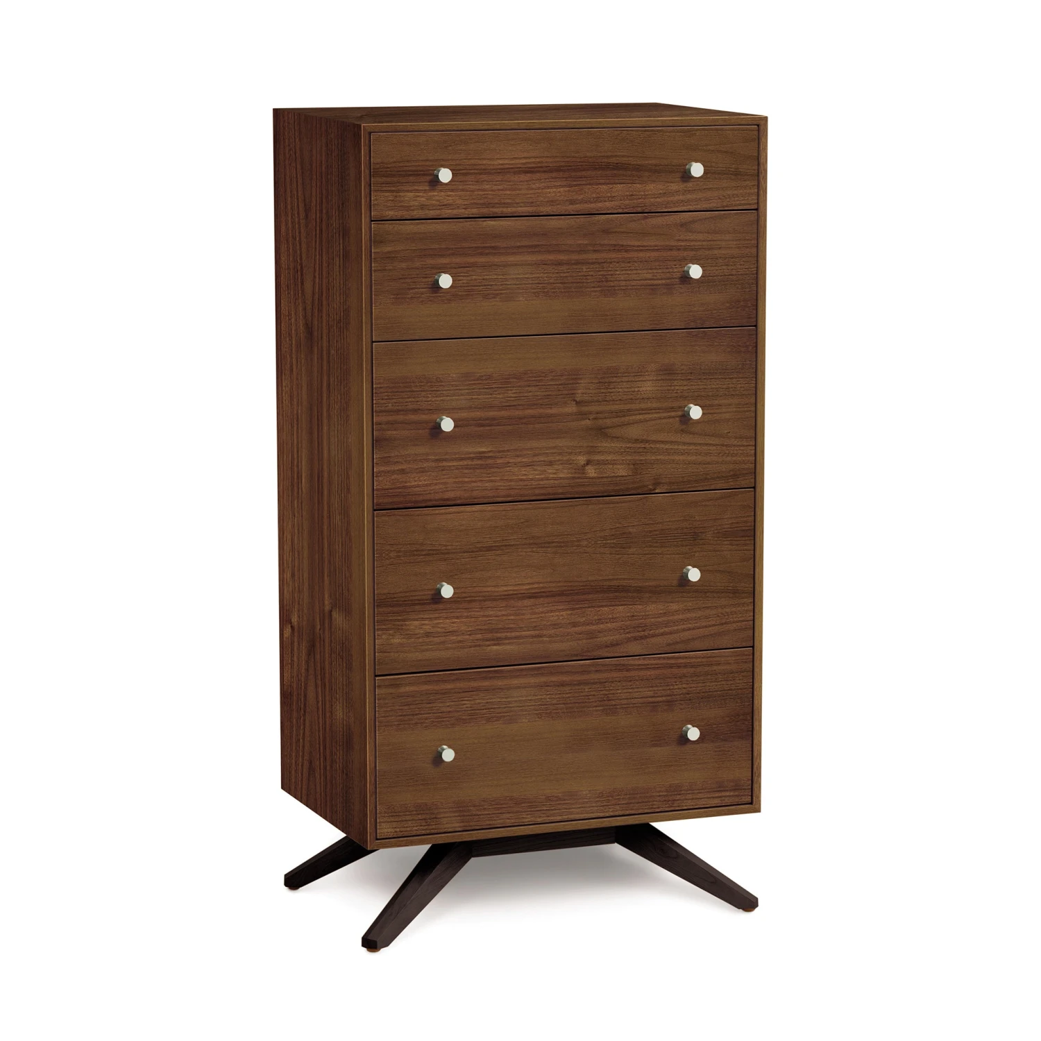 Astrid 5-Drawer Chest: Solid Cherry Hardwood Bedroom Storage 7 Astrid 5-Drawer Chest: Solid Cherry Hardwood Bedroom Storage - Image 5