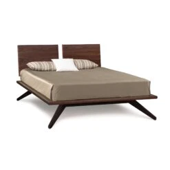 Astrid Solid Wood Platform Bed - Handcrafted Mid-Century Modern Design 35 Astrid Solid Wood Platform Bed - Handcrafted Mid-Century Modern Design -VERMONT WOODS Astrid Walnut Platform Bed with Split Headboard 4b9217fe 2651 4dec 9cae f345eba74b31