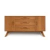 Audrey 2-Door 3-Drawer Buffet -VERMONT WOODS Audrey Cherry 2 Door 3 Center Drawers Buffet