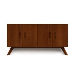 Copeland Audrey 4-Door Buffet - Handcrafted Solid Wood Sideboard 15 Copeland Audrey 4-Door Buffet - Handcrafted Solid Wood Sideboard -VERMONT WOODS Audrey Cherry 4 Door Buffet Cognac Cherry