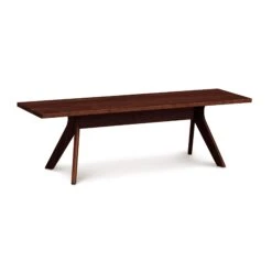 Copeland Audrey Dining Bench: Handcrafted Solid Cherry Wood 19 Copeland Audrey Dining Bench: Handcrafted Solid Cherry Wood -VERMONT WOODS Audrey Cherry Bench 60 Inch Cognac Cherry