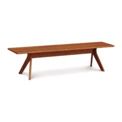 Copeland Audrey Dining Bench: Handcrafted Solid Cherry Wood 24 Copeland Audrey Dining Bench: Handcrafted Solid Cherry Wood -VERMONT WOODS Audrey Cherry Bench 72 Inch Autumn Cherry