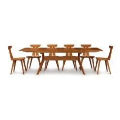 Copeland Audrey Solid Cherry Dining Extension Table 21 Copeland Audrey Solid Cherry Dining Extension Table -VERMONT WOODS Audrey Cherry Extension Dining Table 4