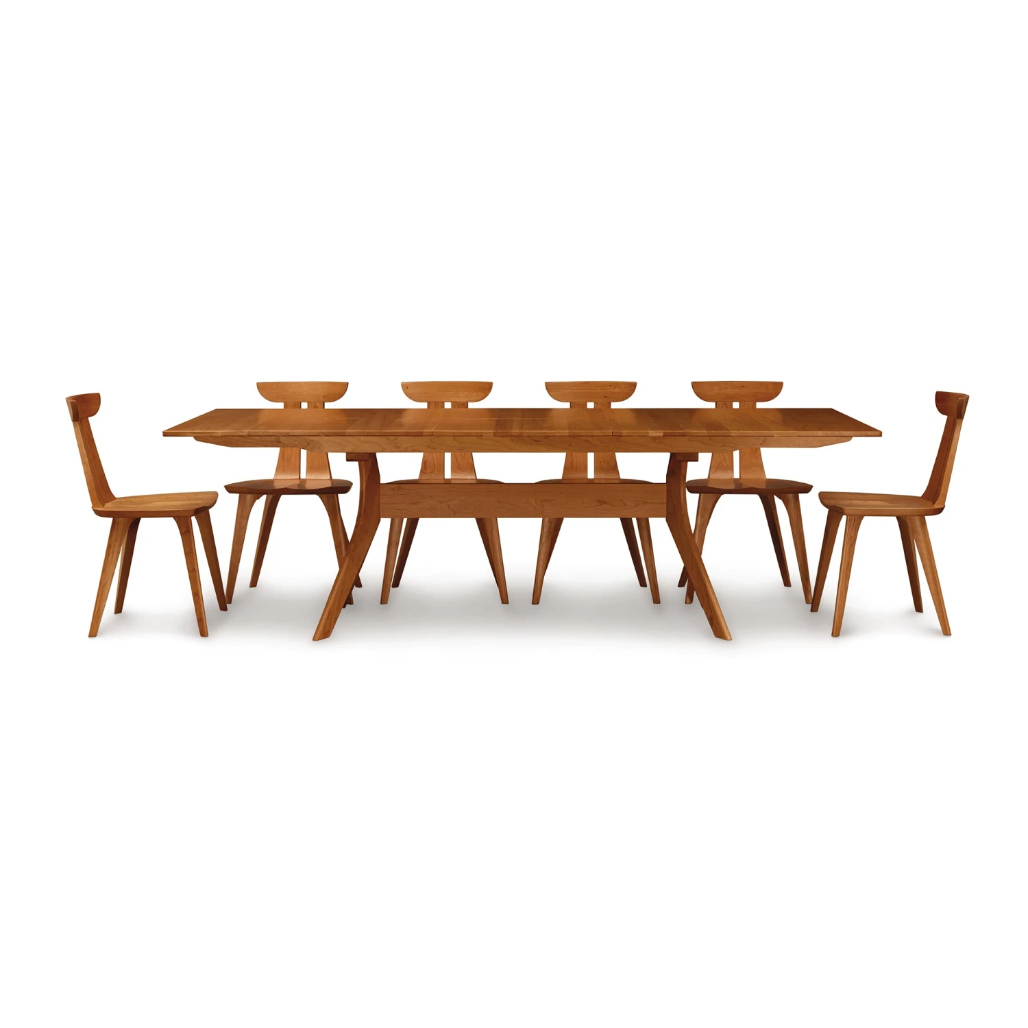 Copeland Audrey Solid Cherry Dining Extension Table 7 Copeland Audrey Solid Cherry Dining Extension Table - Image 5