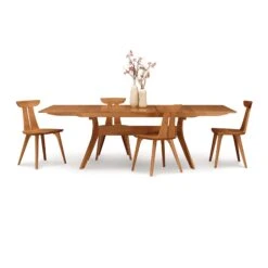 Copeland Audrey Solid Cherry Dining Extension Table 23 Copeland Audrey Solid Cherry Dining Extension Table -VERMONT WOODS Audrey Cherry Extension Dining Table 6