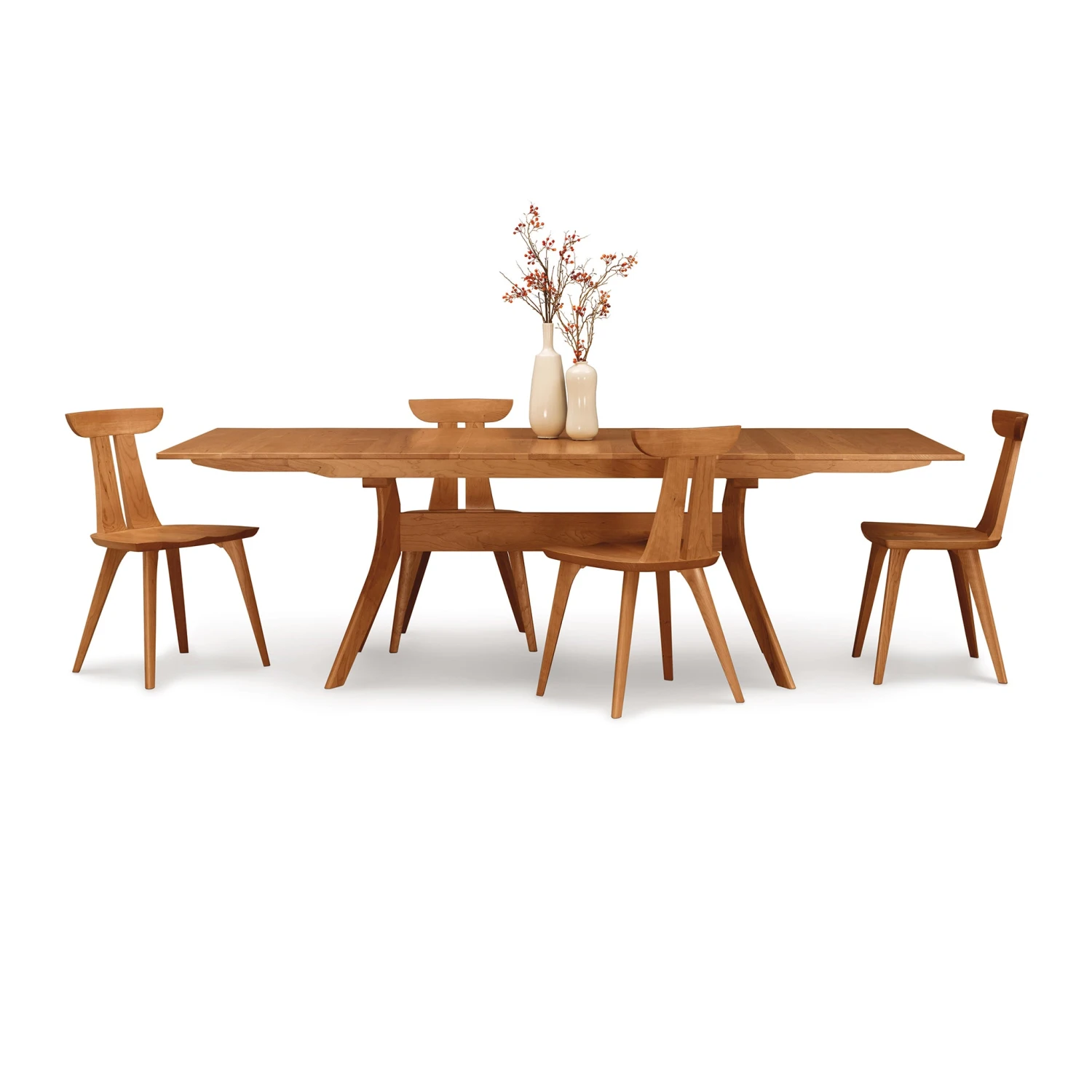 Copeland Audrey Solid Cherry Dining Extension Table 9 Copeland Audrey Solid Cherry Dining Extension Table - Image 7