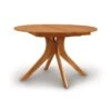 Copeland Furniture Audrey Round Dining Extension Table with Butterfly Leaf 2 Copeland Furniture Audrey Round Dining Extension Table with Butterfly Leaf -VERMONT WOODS Audrey Cherry Round Extension Table
