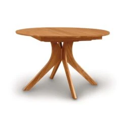 Copeland Furniture Audrey Round Dining Extension Table with Butterfly Leaf