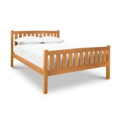 Bennington Bed With High Footboard 18 Bennington Bed With High Footboard -VERMONT WOODS Bennington Bed with High Footboard Queen 42 Headboard Natural Cherry