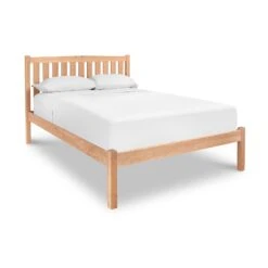 Bennington Bed With Low Footboard 22 Bennington Bed With Low Footboard -VERMONT WOODS Bennington Bed with Low Footboard High Headboard Queen Natural Maple