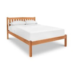 Bennington Bed With Low Footboard 18 Bennington Bed With Low Footboard -VERMONT WOODS Bennington Bed with Low Footboard Queen Natural Cherry